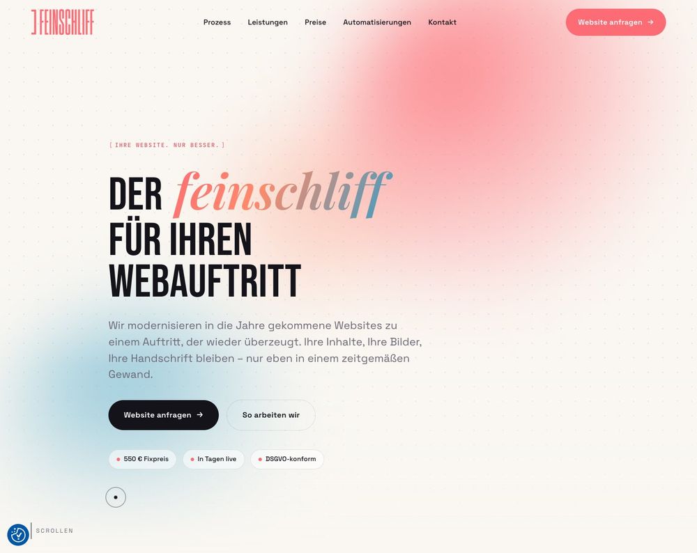 feinschliff website