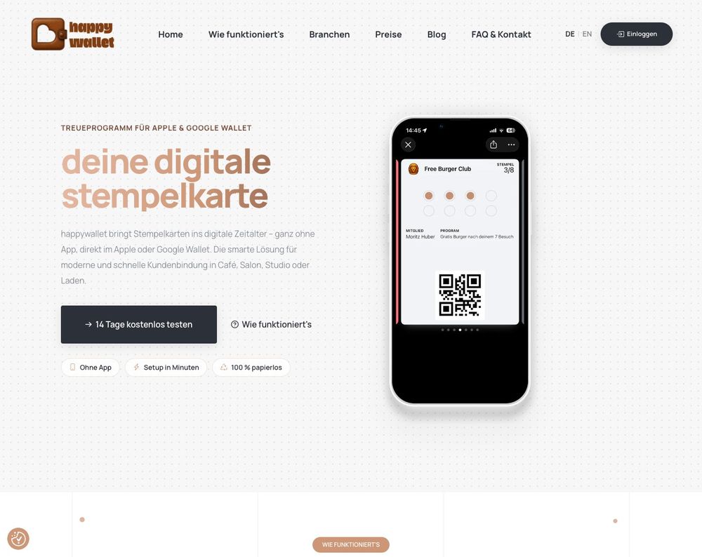 happywallet website