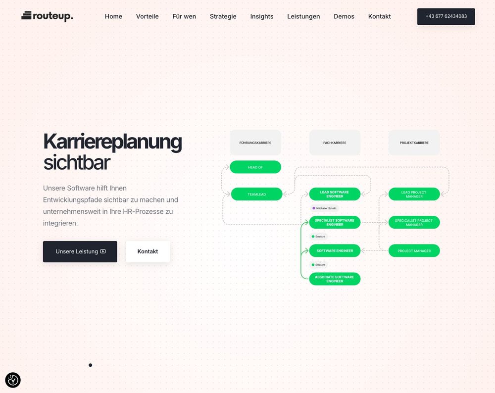 routeup website
