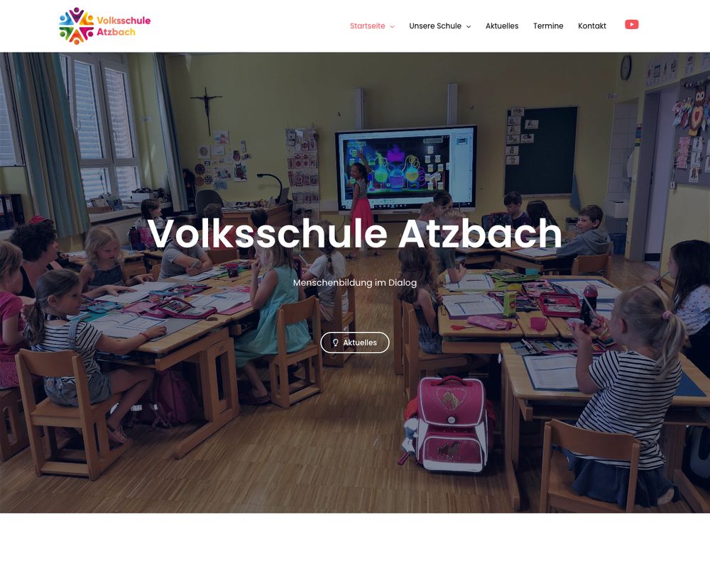 Volksschule Atzbach website